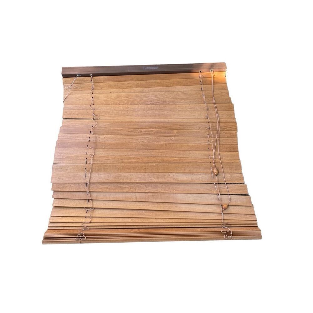 Chestnut  Room Darkening 2.5" Faux Wood Blind for Window 36.5W x 38L